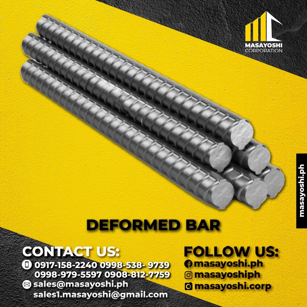 10mm x 6m Deformed Bar Grade 33 Reinforcement Bar Rebar RSB