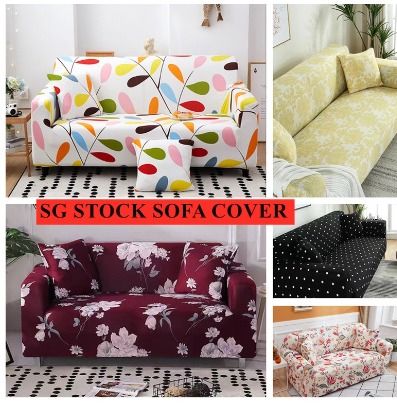 1 2 3 4 Seater Sofa Cover Sofa Cover L Shape Sofa Cover Protector sofa cover cushion covers Free 1 pillow cover NT0184 Furniture Home Living Home Decor Cushions Throws on Carousell