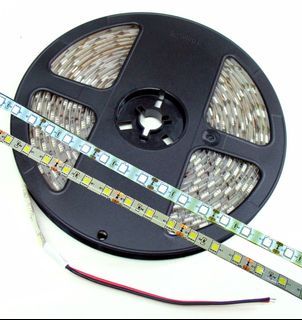 全新12V 5050 Waterproof LED Light Strips防水燈帶 燈條 Cold White 白 5米一卷 5M/roll $40 only/roll for home, outdoor and car decoration 用於家居、戶外和汽車裝飾