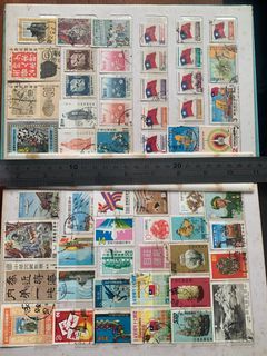 1 album of used postage stamps