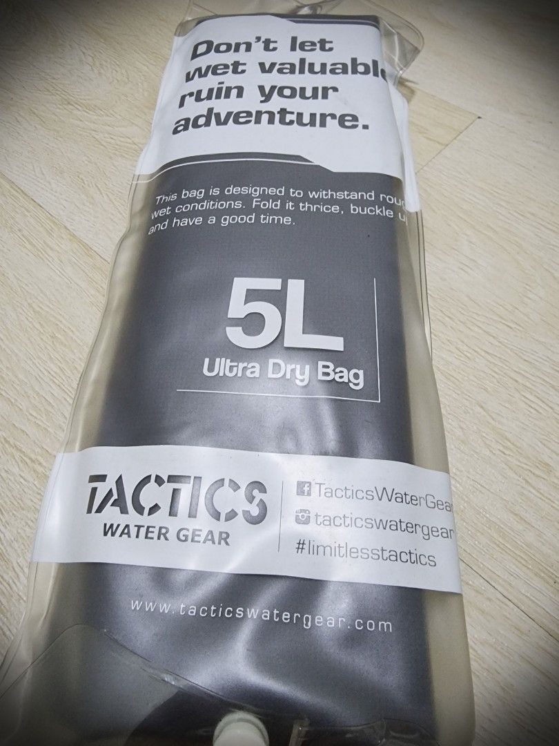 5L Ultra Dry Bag Tactics (Gray) on Carousell