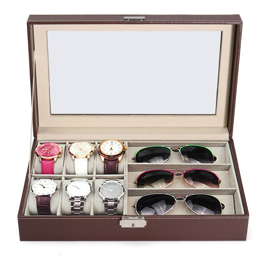 Watch and sunglass display new arrivals case