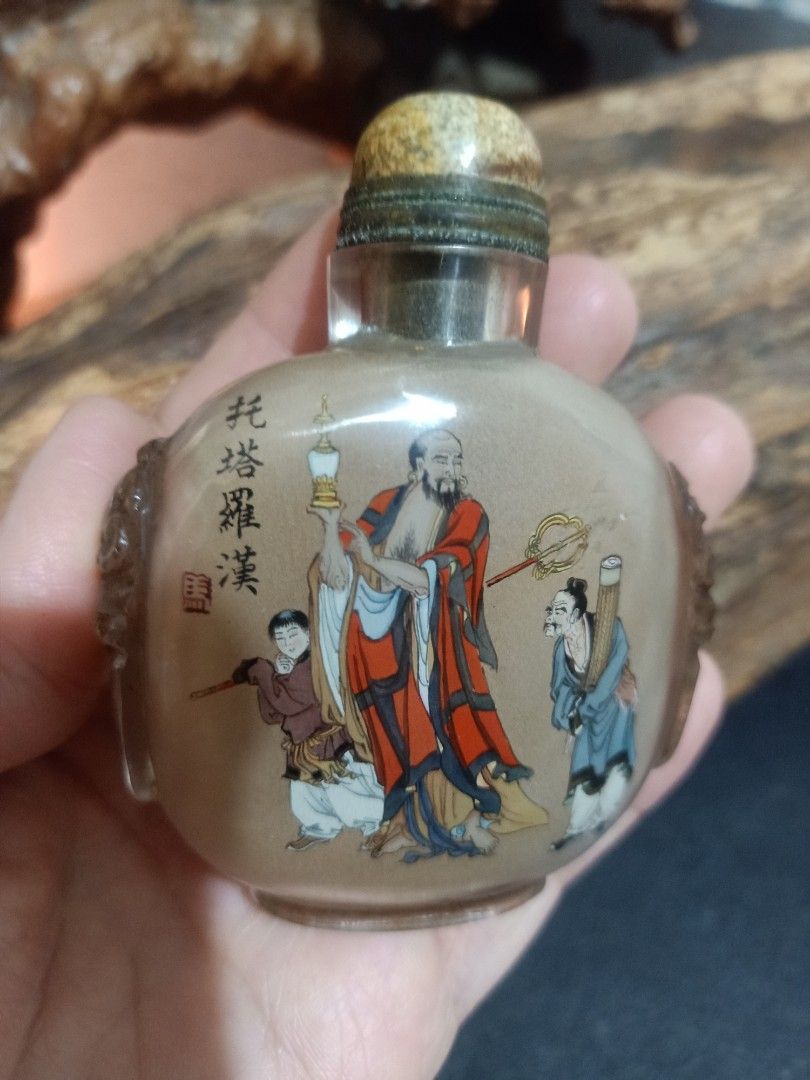 馬少宣 鼻煙壺29 An inside-painted rock crystal 'landscape' snuff bottle