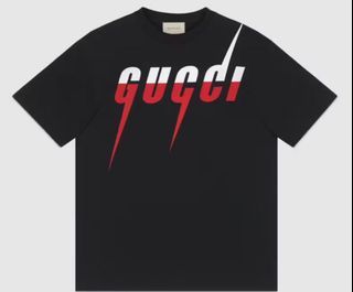 🆕 AUTHENTIC GUCCI BLADE LOGO TEE