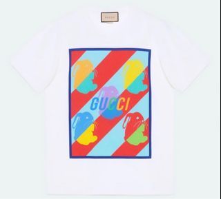 🆕 AUTHENTIC GUCCI BUNNY PRINT TEE