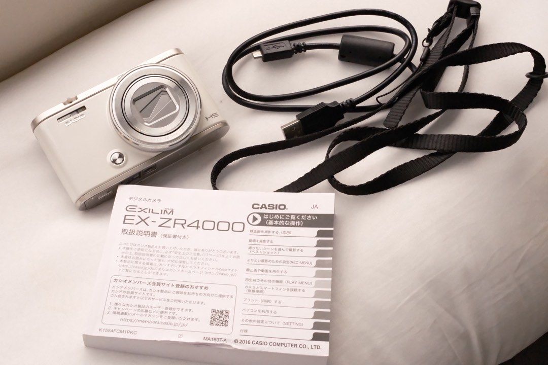 超美卡西歐相機二手casio ex-zr4000, 相機攝影, 相機在旋轉拍賣