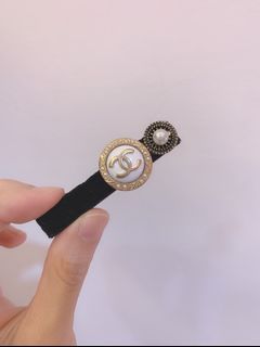 中古二手®️ Chanel 鈕扣改造珍珠髮夾