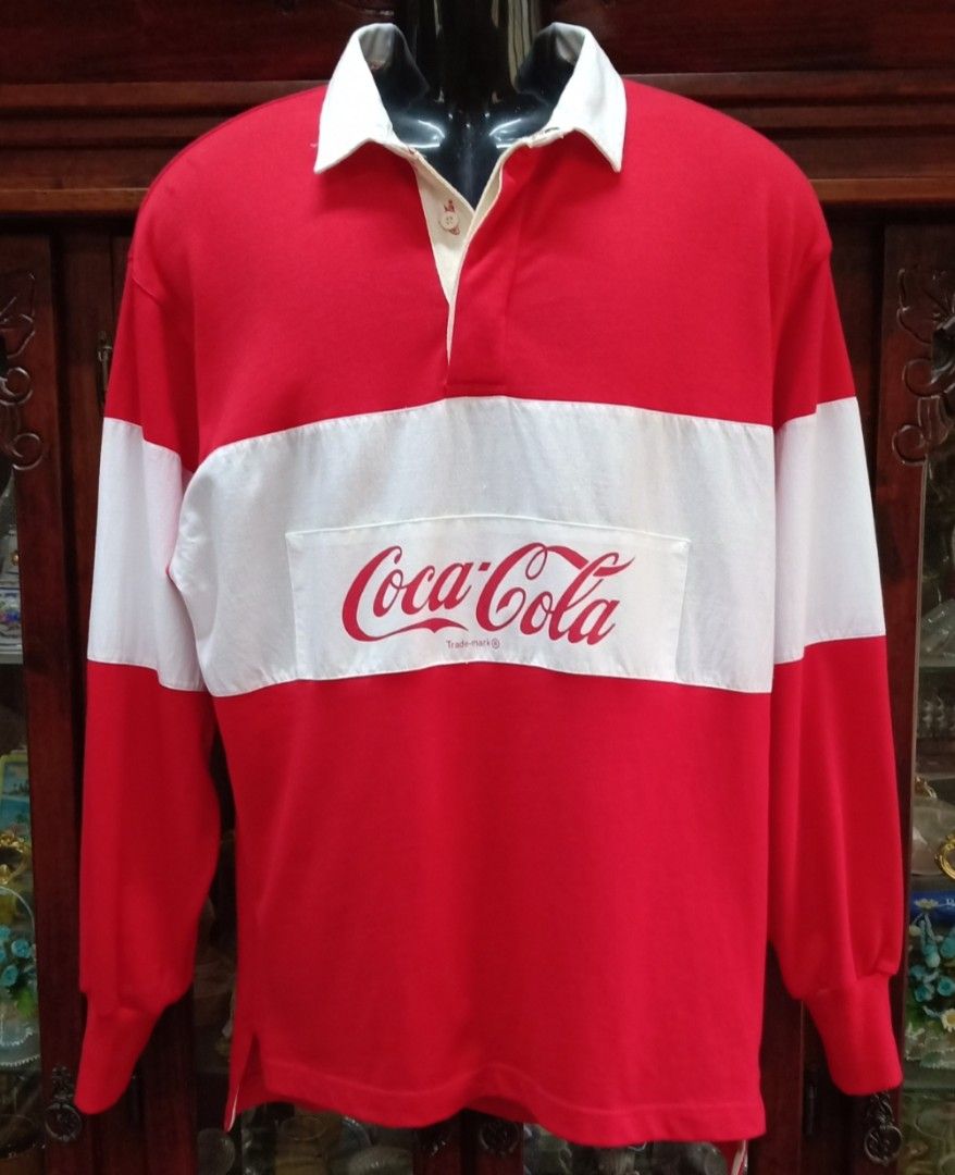 Coca cola long sleeve polo shirts outlet