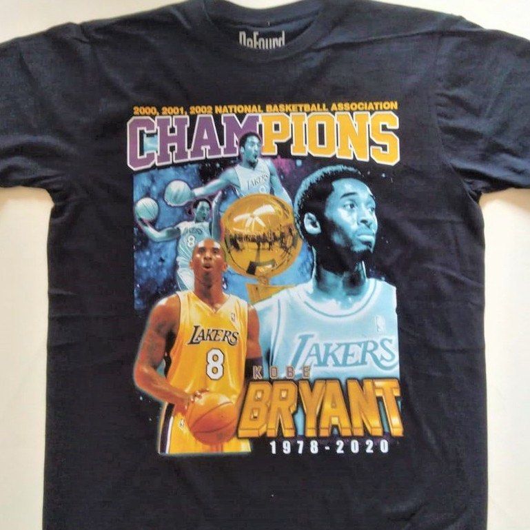 Kobe Bryant Los Angeles Lakers Backer Long Sleeve T-Shirt - Gold