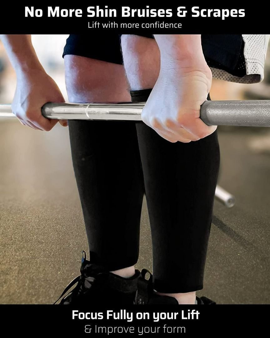 READY STOCK Weightlifting Deadlift Shin Guards Easy to