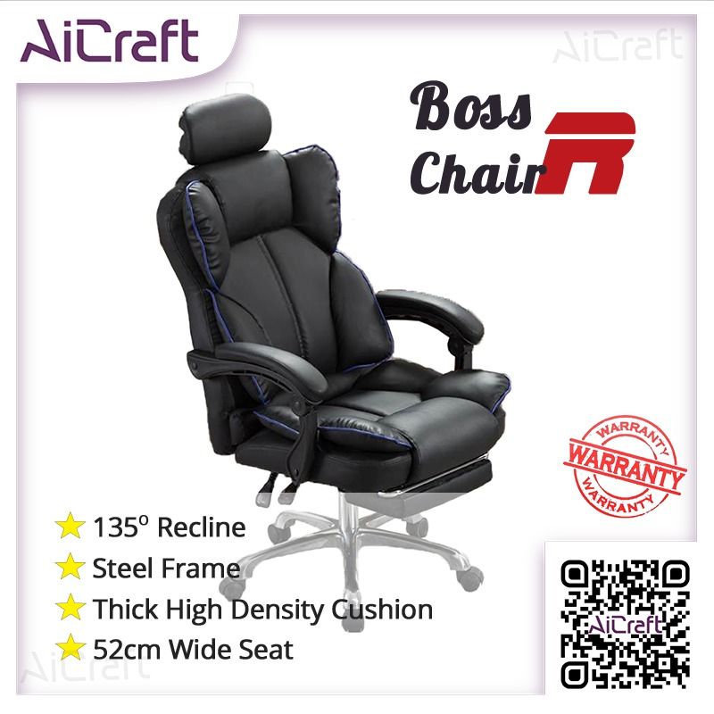 Clearance SG STOCK Office Boss Chair R Computer Recline