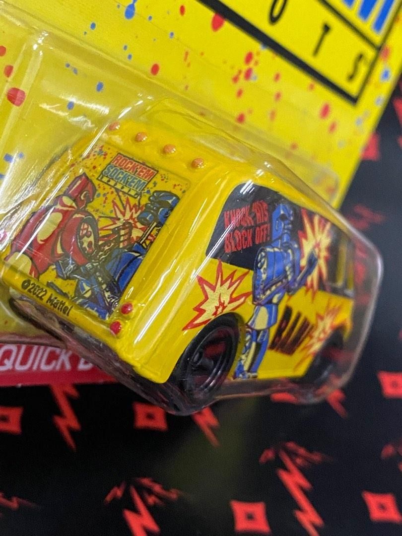 Hot Wheels Quick D Livery Rock'em Sock'em 4/5 - Portable Car For Play & Display - View #13