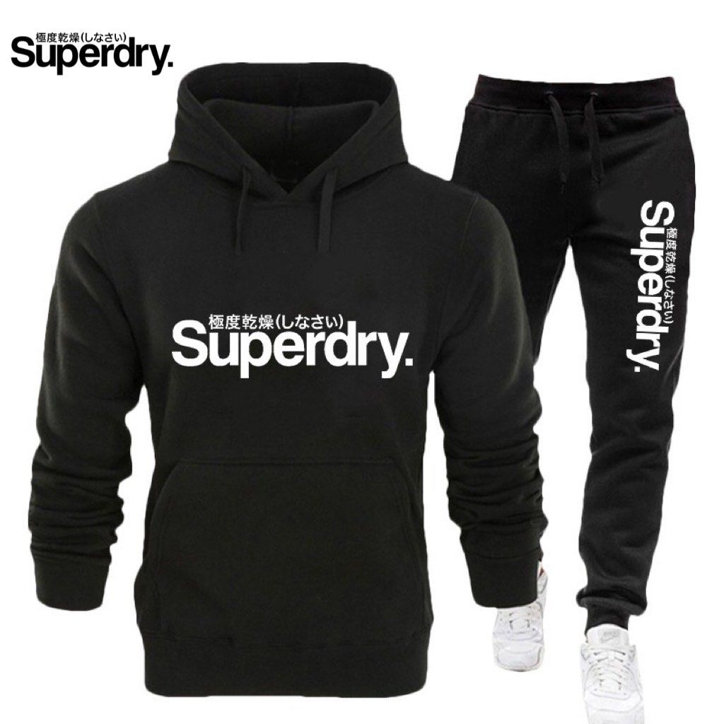 SUPERDRY Autumn Winter unisex Tracksuits Fashion Sets Outfits Jogging Suits Sports Wear Hoodie Set BRAND NEW READY STOCKS Men s Fashion Coats Jackets and Outerwear on Carousell