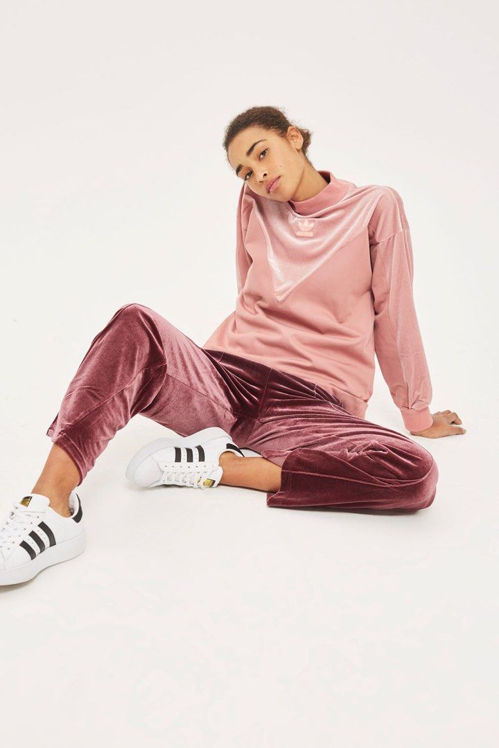 Adidas dusty pink sweater shop