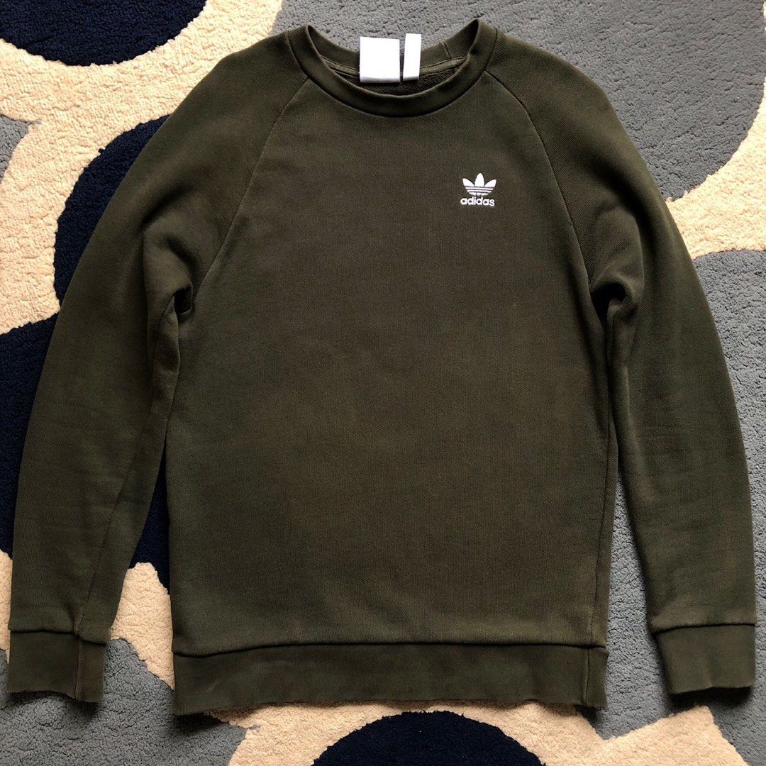 Adidas pullover army sales