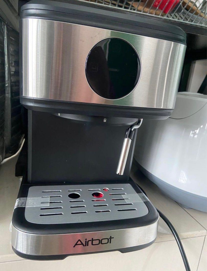 AIRBOT CM7000 COFFEE MAKER ESPRESSO MACHINE MILK FROTH STEAM DUAL, TV