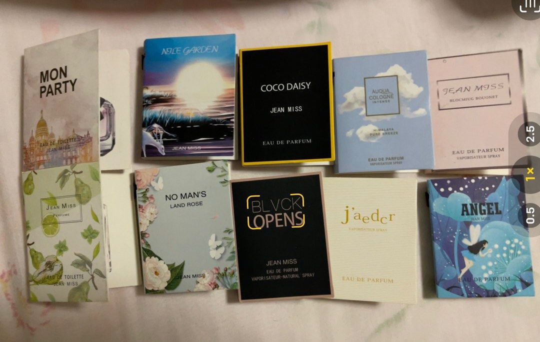 (All for 2) Assorted perfume samples, Beauty & Personal Care
