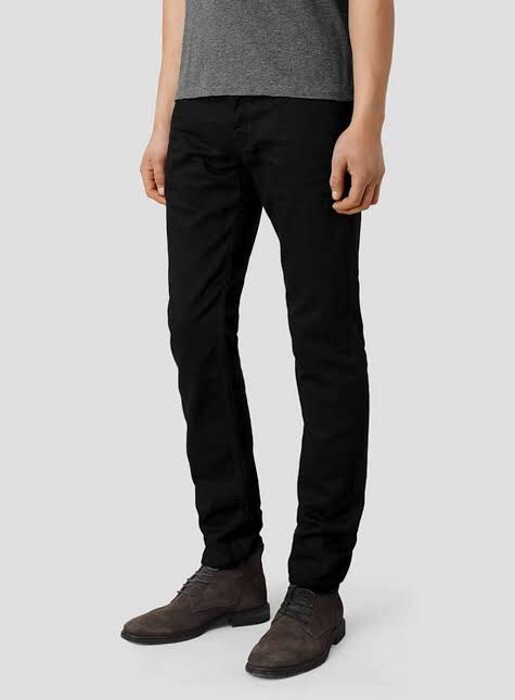 ALLSAINTS Jeans IGGY Slim Fit Fesyen Pria Pakaian Bawahan di