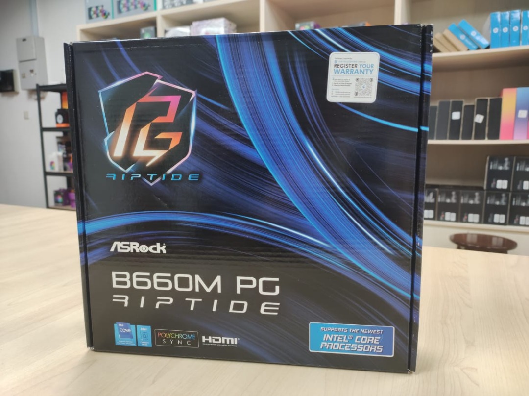 Asrock B660M PG Riptide LGA1700 MATX Motherboard, Computers & Tech ...