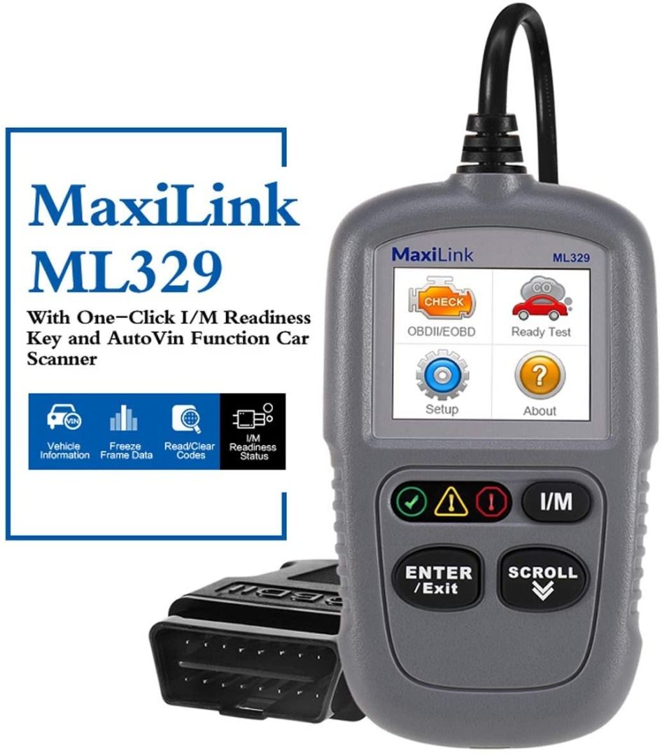 Autel MaxiLink ML329 Code Reader with OneClick I/M Readiness Key and