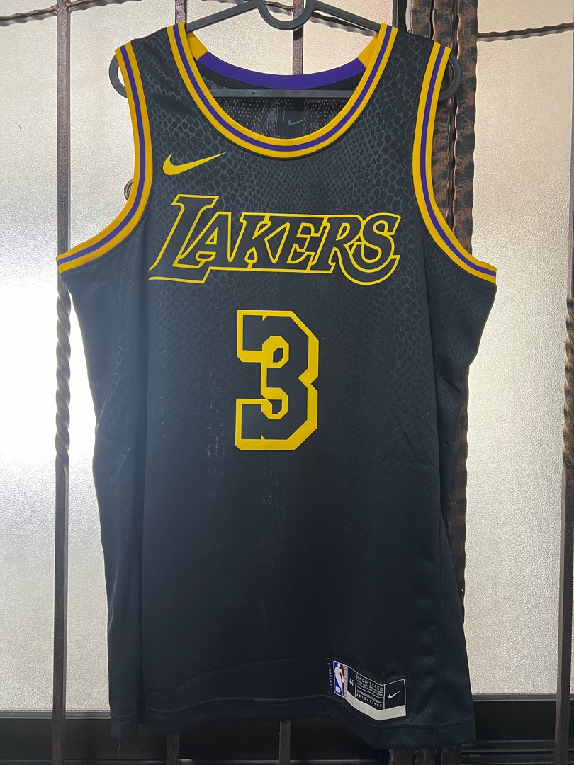 Anthony davis authentic 2025 lakers jersey