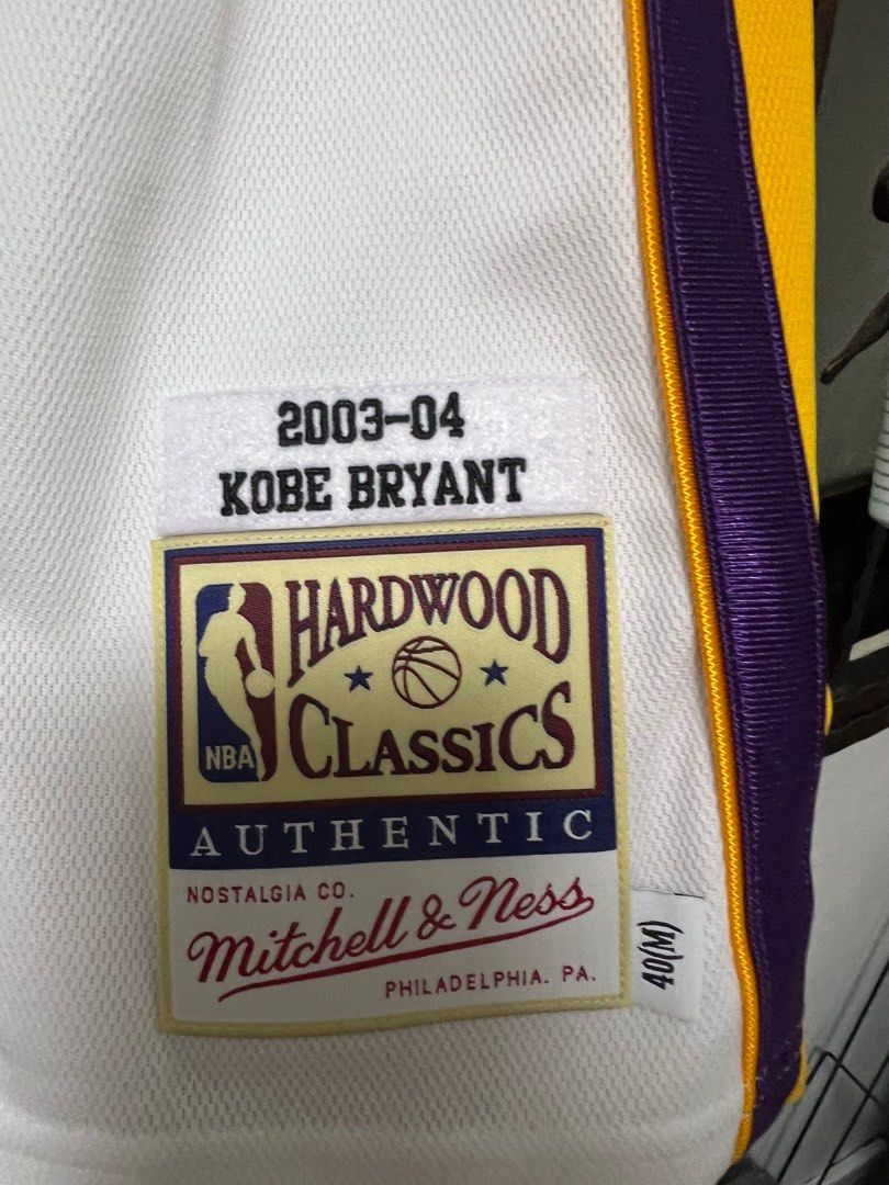 Kobe Bryant #8 Los Angeles Lakers M&Ness Alternate 2003-04 White