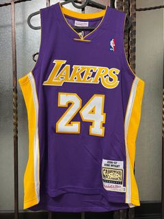 Mitchell & Ness Men's Mitchell & Ness Kobe Bryant White Los Angeles Lakers  2003-04 Hardwood Classics Authentic Player - Jersey