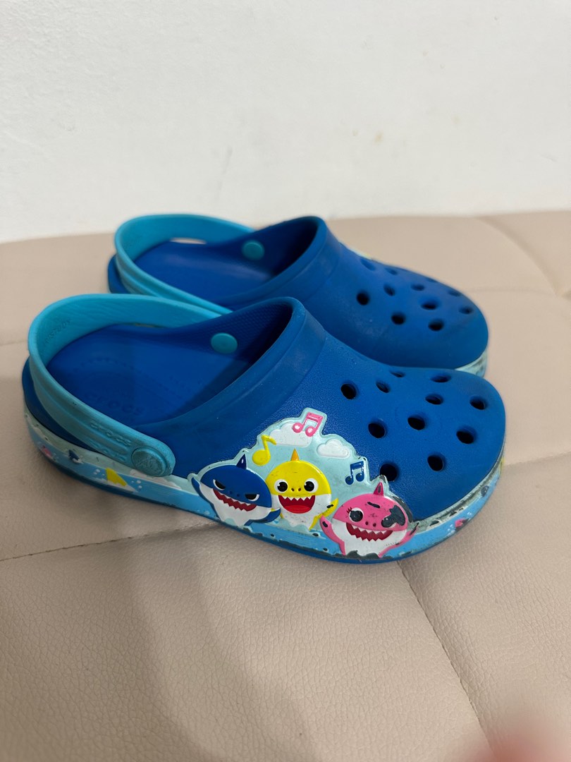 Baby hotsell shark crocs