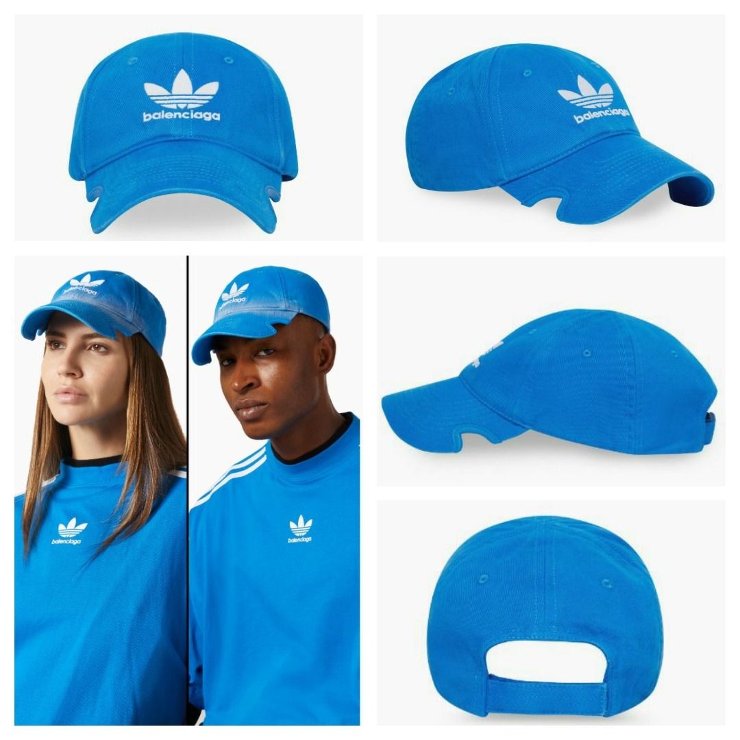 BALENCIAGA X ADIDAS Cap In Cotton Drill, Luxury, Accessories on