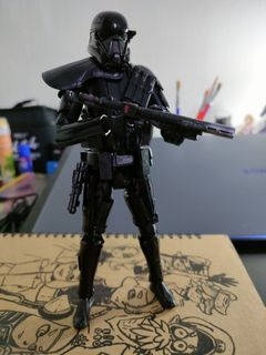 Bandai Star Wars Death Trooper model kit (built)