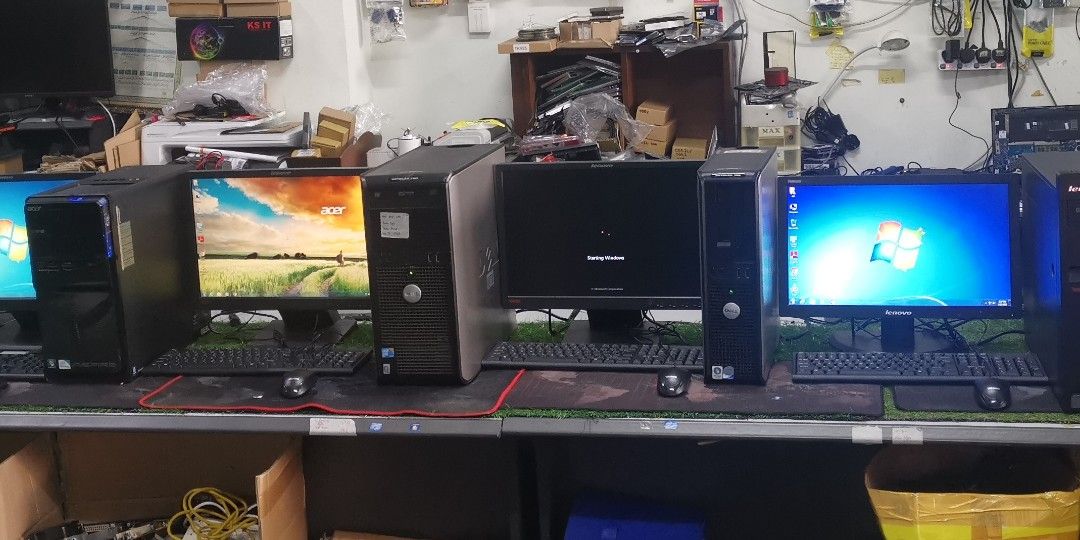 Basic Desktop Pc Fullset with monitor 19 inch, Computers & Tech ...
