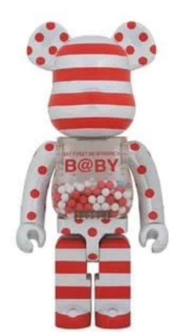 Bearbrick My First Bearbrick Baby Red & Silver Chrome Ver 1000 ...