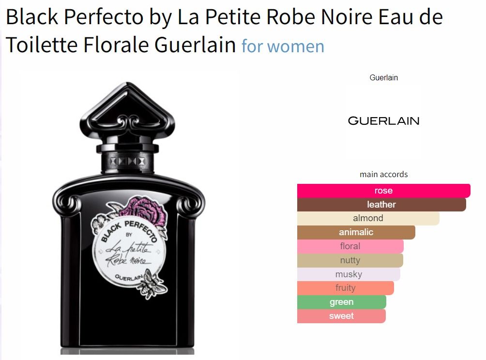 Guerlain la petite robe noire black perfecto florale eau de toilette clearance
