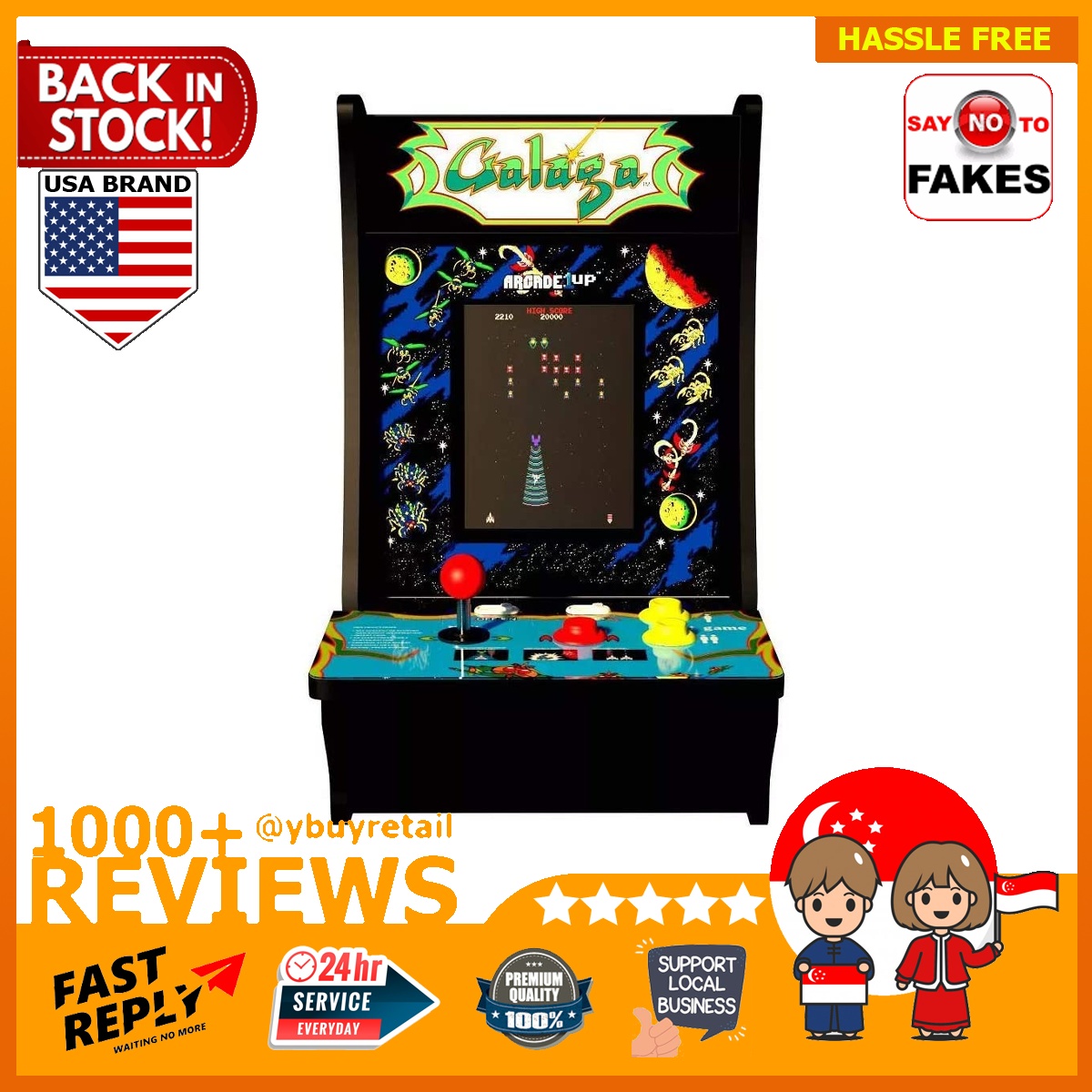 [BML] ARCADE1UP Countercade - Galaga Arcade Machine, Hobbies & Toys ...