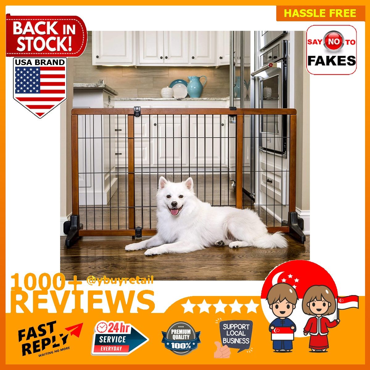 70 inch dog gate top