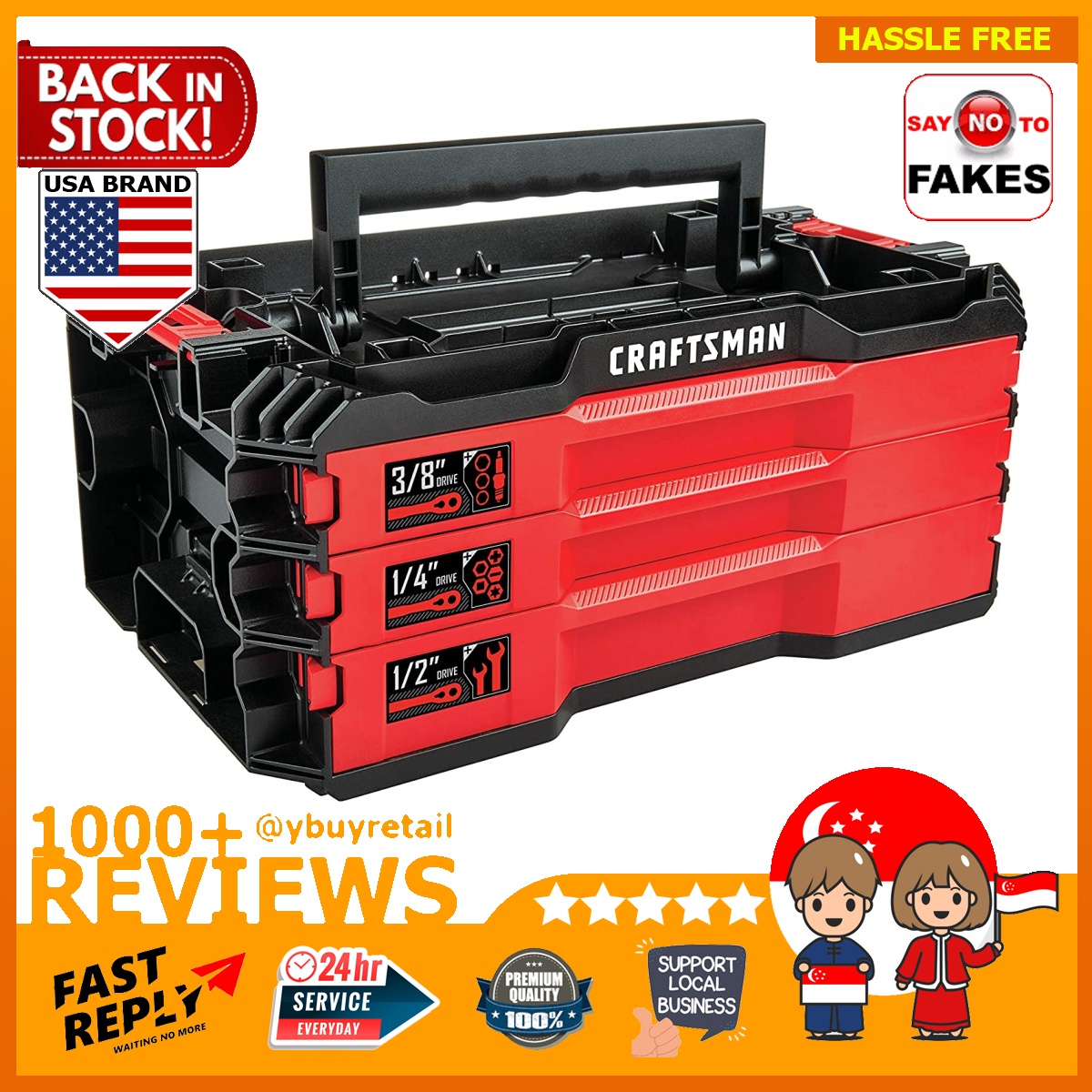 [BML] CRAFTSMAN USA Mechanics Tools Kit with Drawer Box, 216-Piece,  Furniture  Home Living, Home Improvement  Organisation, Home Improvement  Tools  Accessories on Carousell