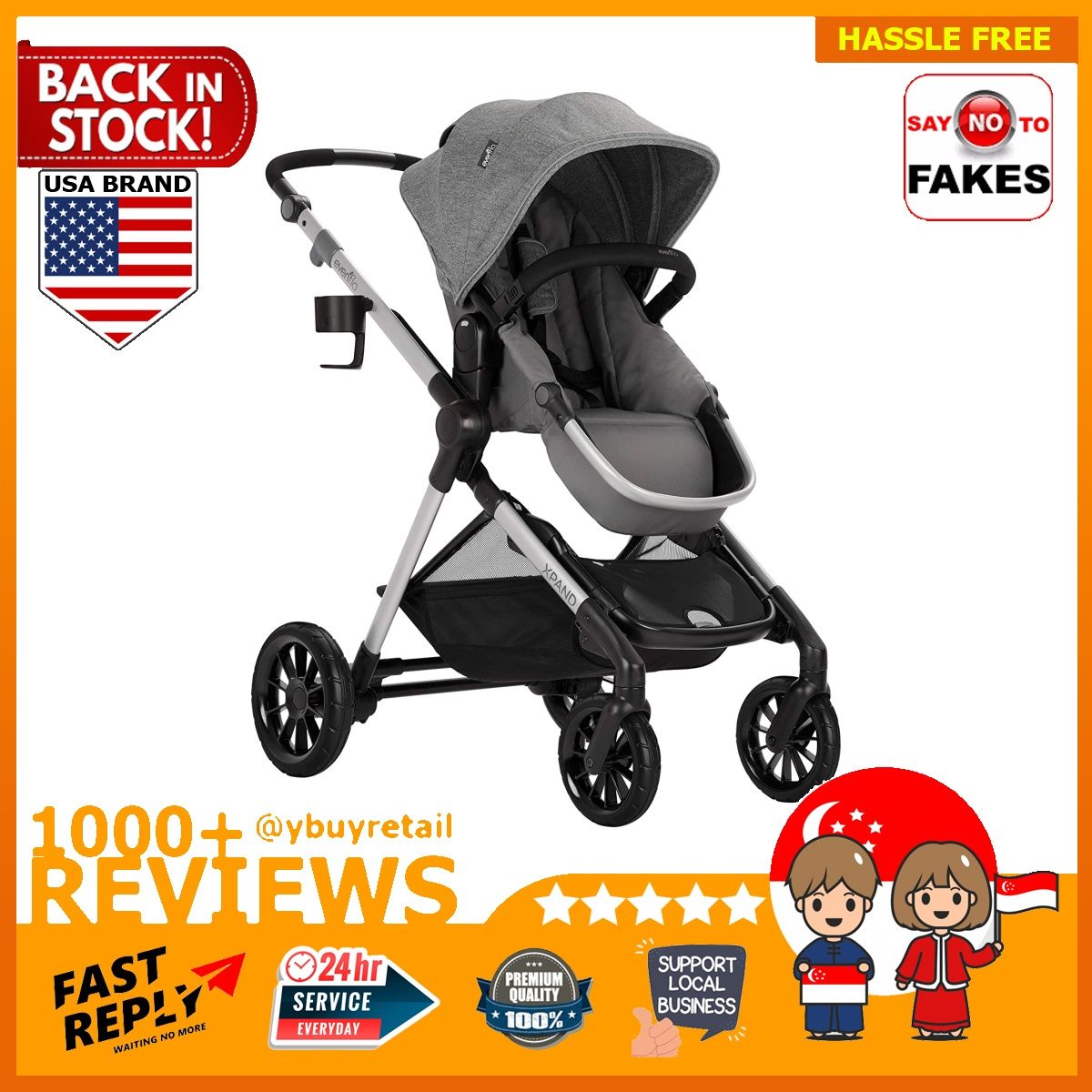 Strollers with on sale large storage baskets