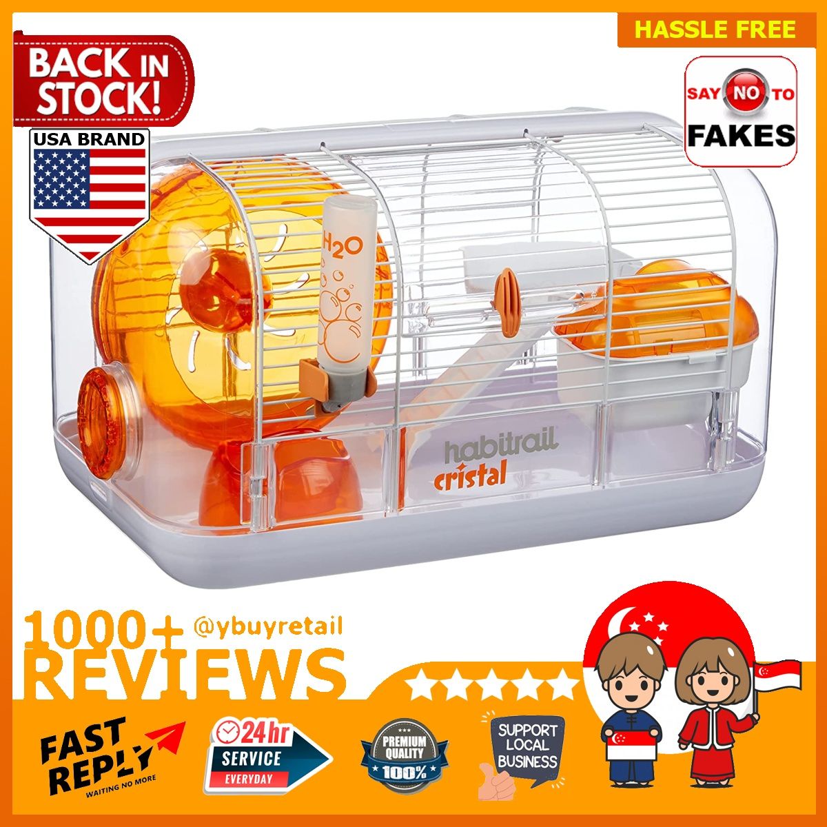 BML Habitrail Cristal Hamster Habitat cage Pet Supplies Homes Other Pet Accessories on Carousell