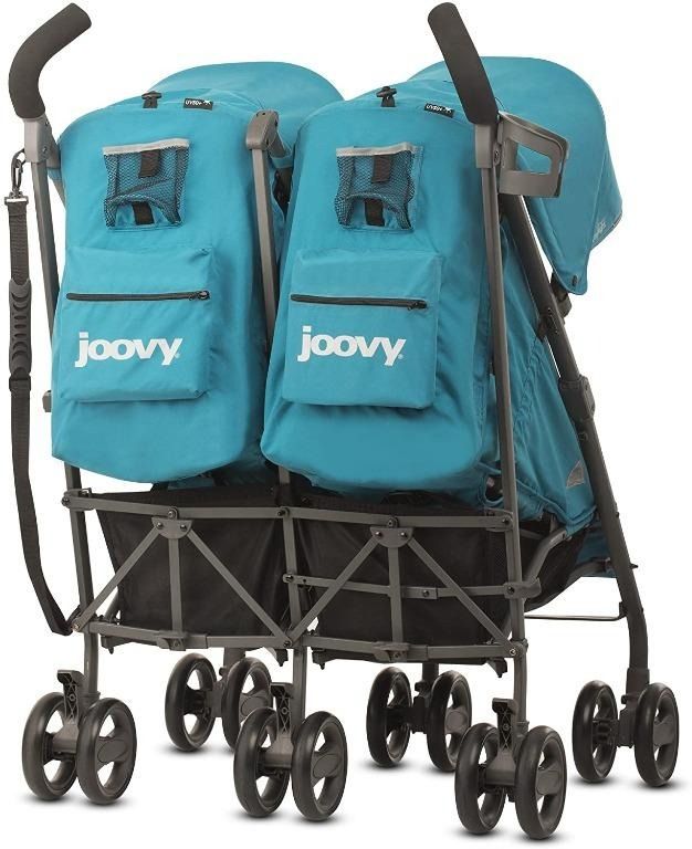 BML JOOVY Twin Groove Ultralight Umbrella Stroller Turquoise double 2 kid seater Babies Kids Going Out Strollers on Carousell
