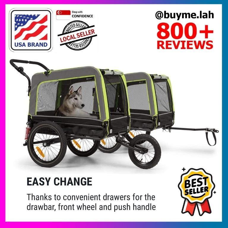 Confidence 2 in 1 bike trailer 2025