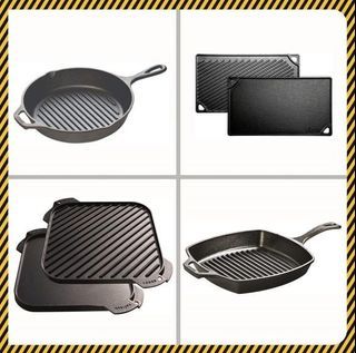 Victoria Cast Iron Round Pan Comal Griddle Seasoned with 100% Kosher  Certified