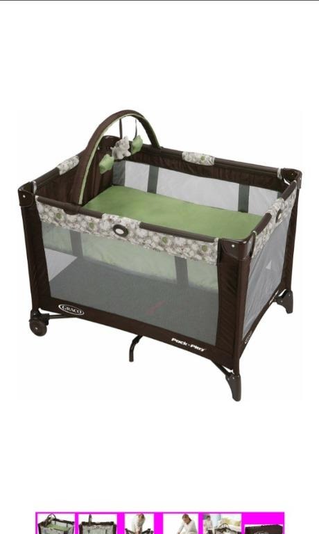 BML nav Graco Pack n Play Playard On The Go Baby Infant Cot Crib Bed Enclosure Playpen Play Yard Area Enclosure Zuba