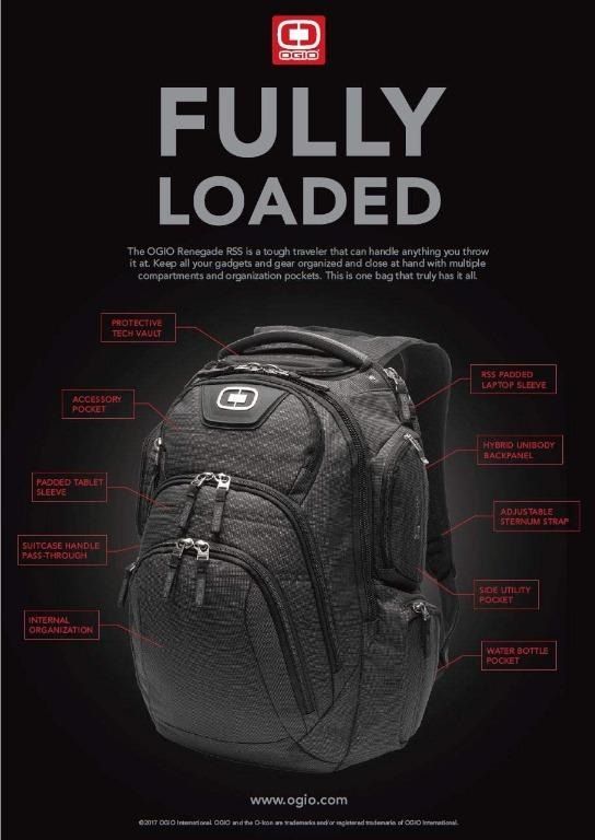 BML OGIO Gambit Pack OGIO Renegade RSS Backpack Ogio