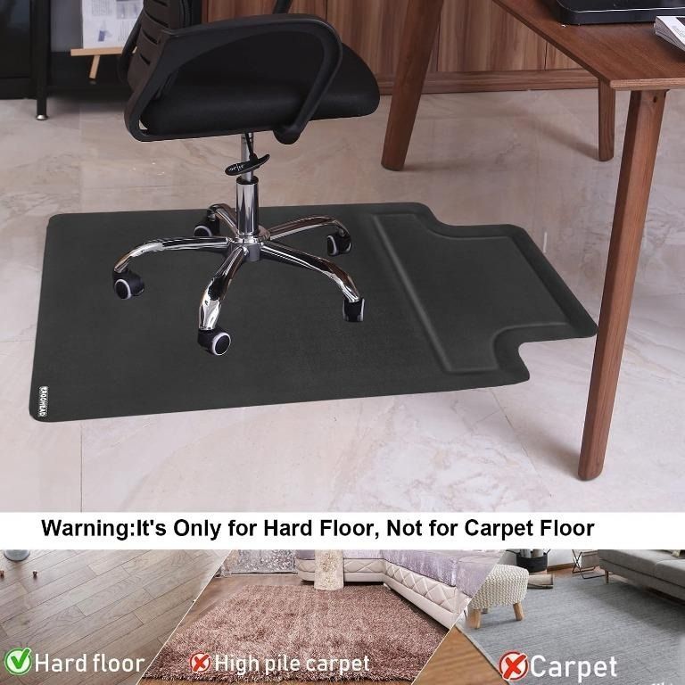 Chair mat 2025 with standing cushion