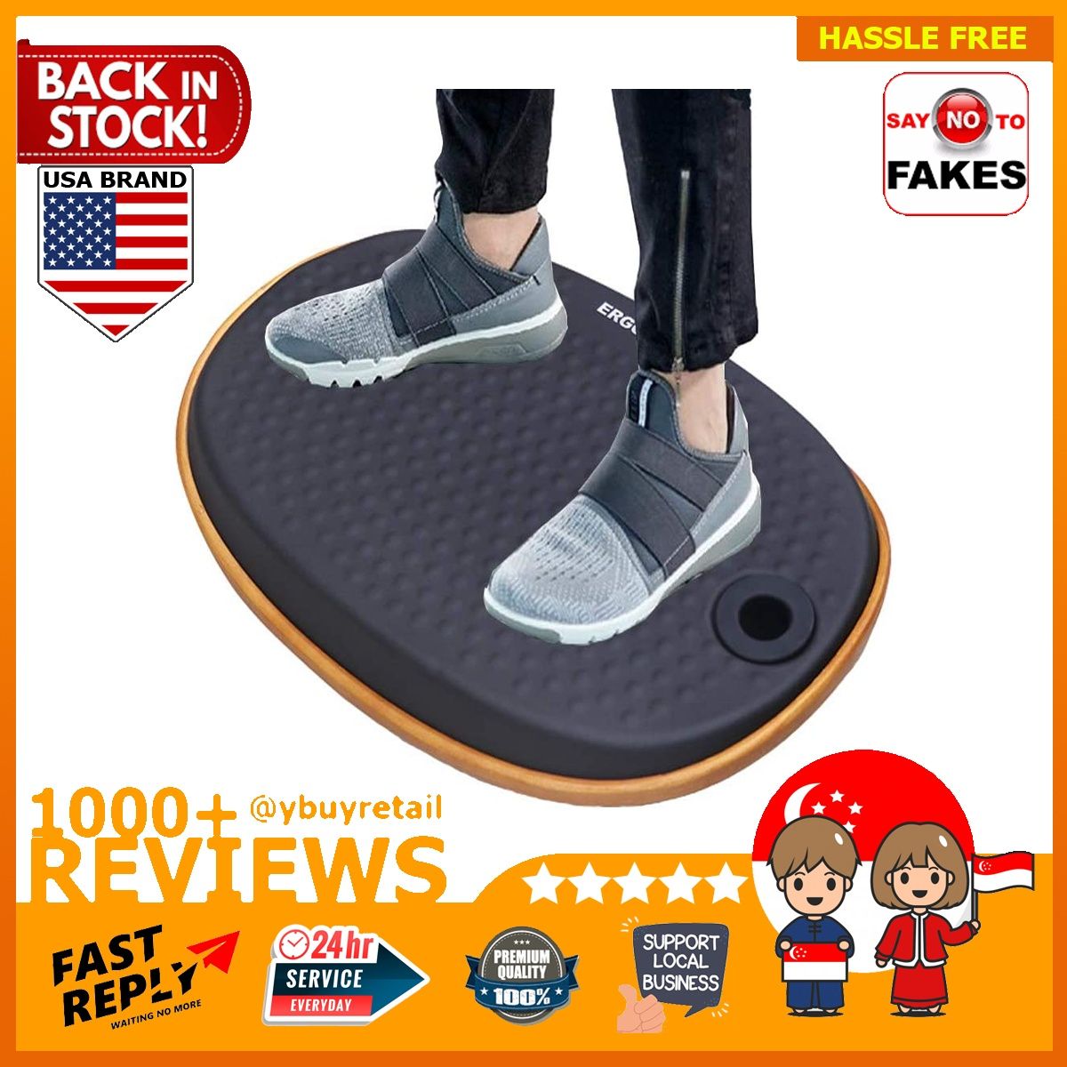 Strongtek anti fatigue balance board 2025