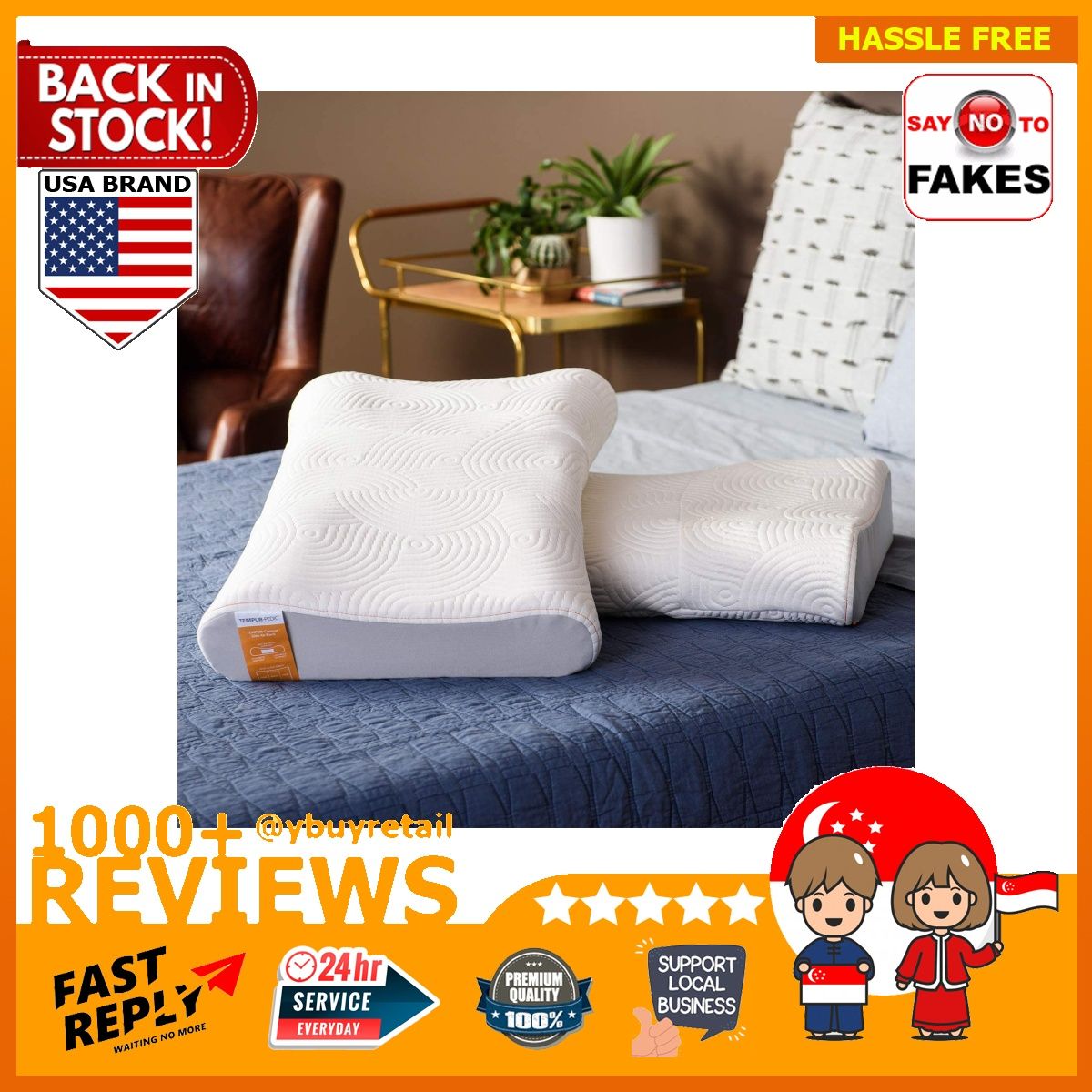 Tempurpedic shop back pillow