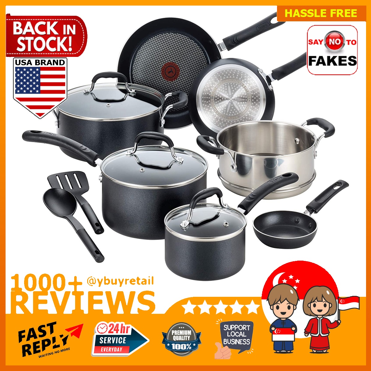 [BML] Tfal Tefal Professional Total Nonstick ThermoSpot Heat