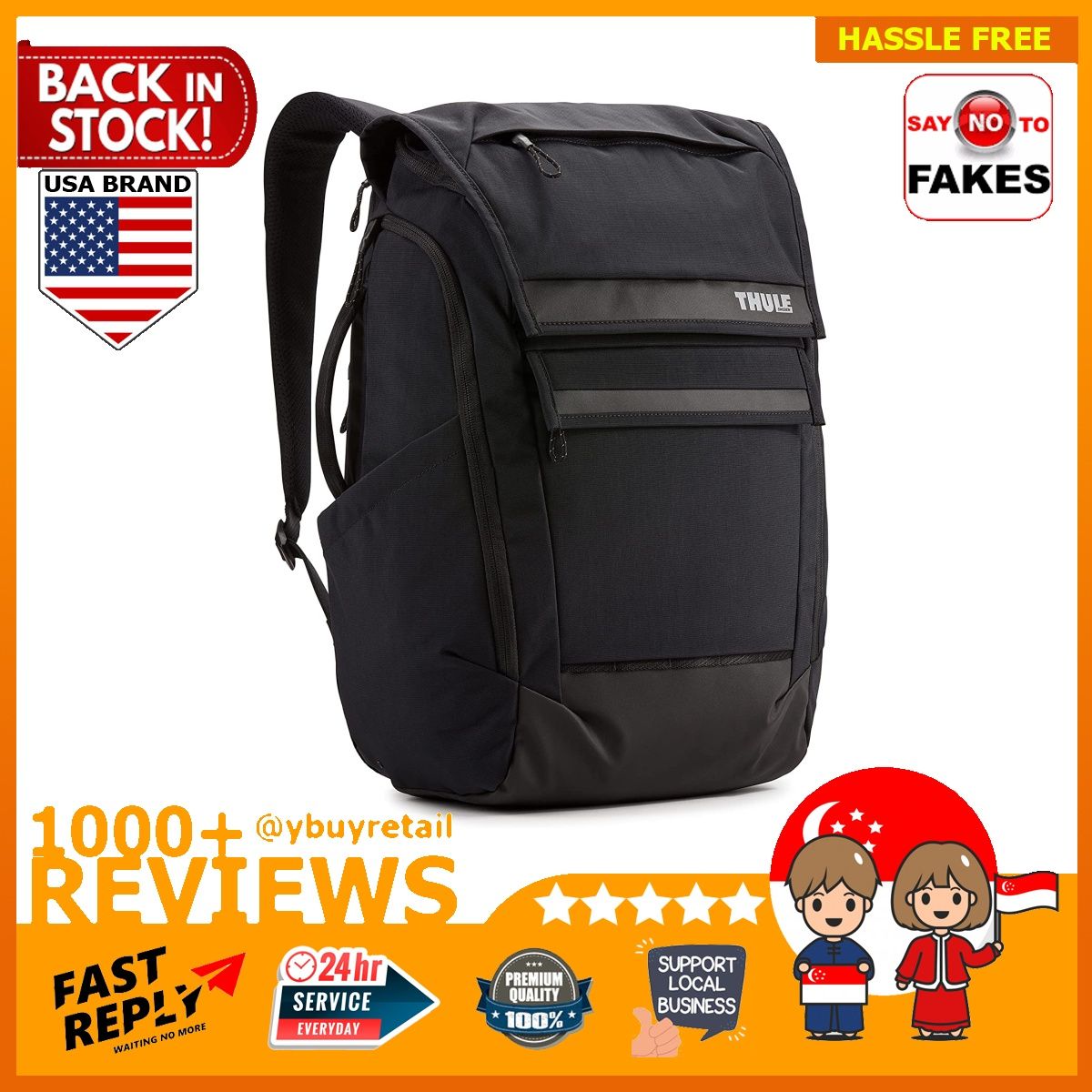 BML] Thule Paramount Backpack 27L bag bagpack, Women's Fashion