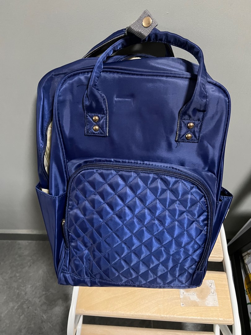Brand new blue diaper backpack, Babies & Kids, Going Out, Diaper Bags