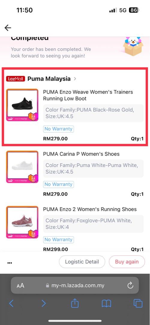 Puma enzo hotsell weave malaysia